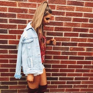 ❗️DISCOUNTED Refuge Distressed Denim Jacket